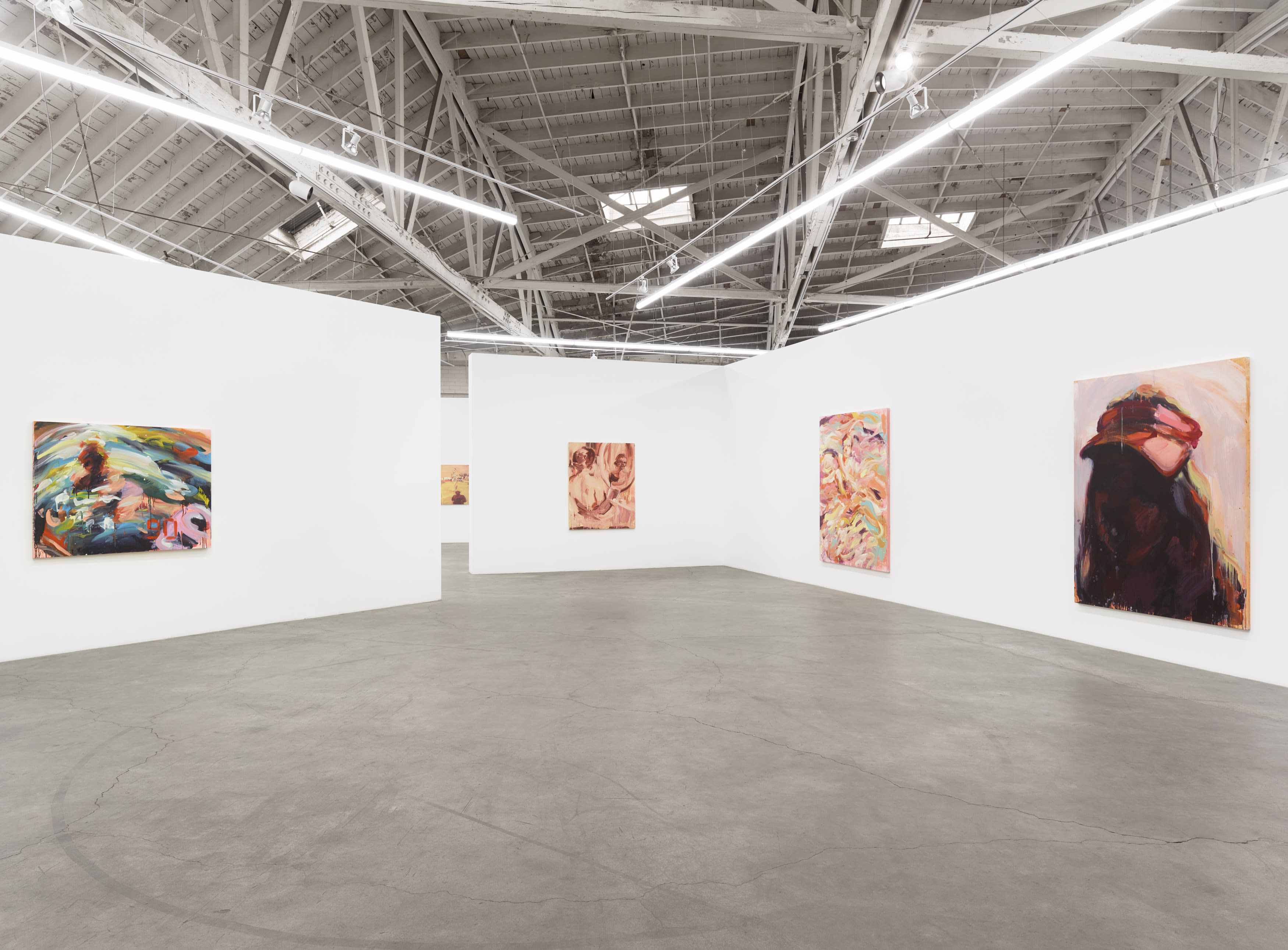Installation images of Laura Lancaster's solo exhibition at Night Gallery, Los Angeles