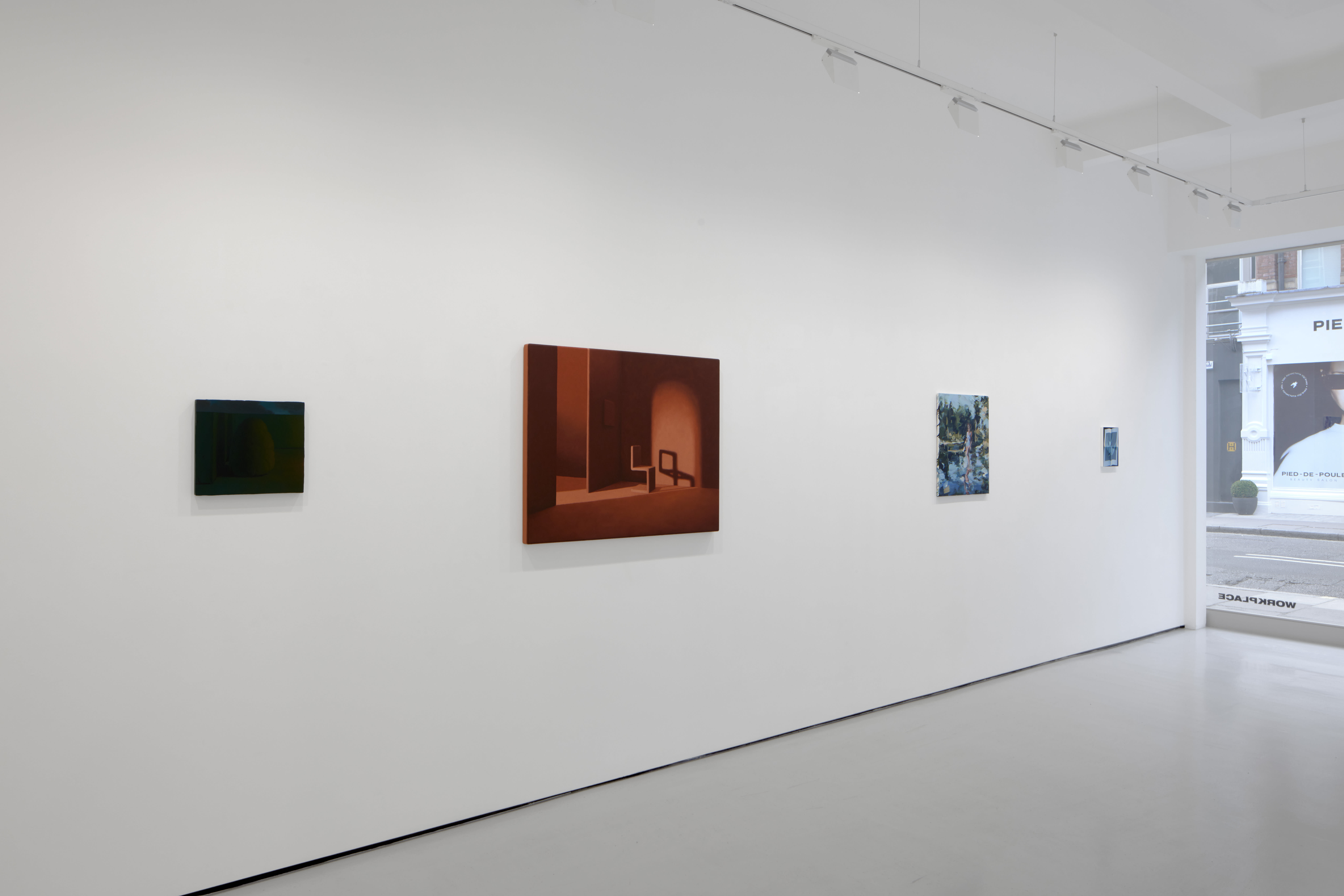 installation shots of The Blue Hour at Workplace | London