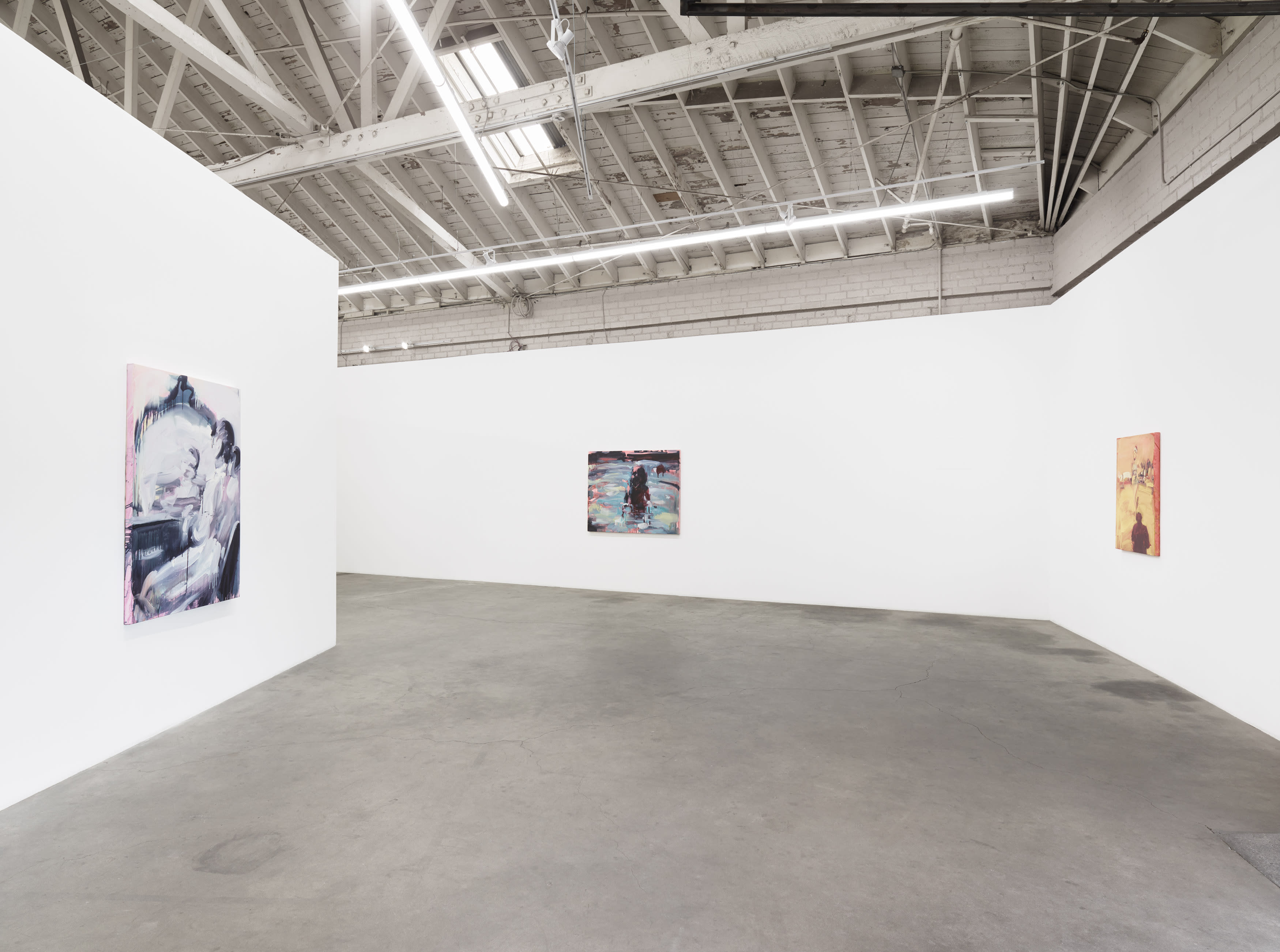 Installation images of Laura Lancaster's solo exhibition at Night Gallery, Los Angeles