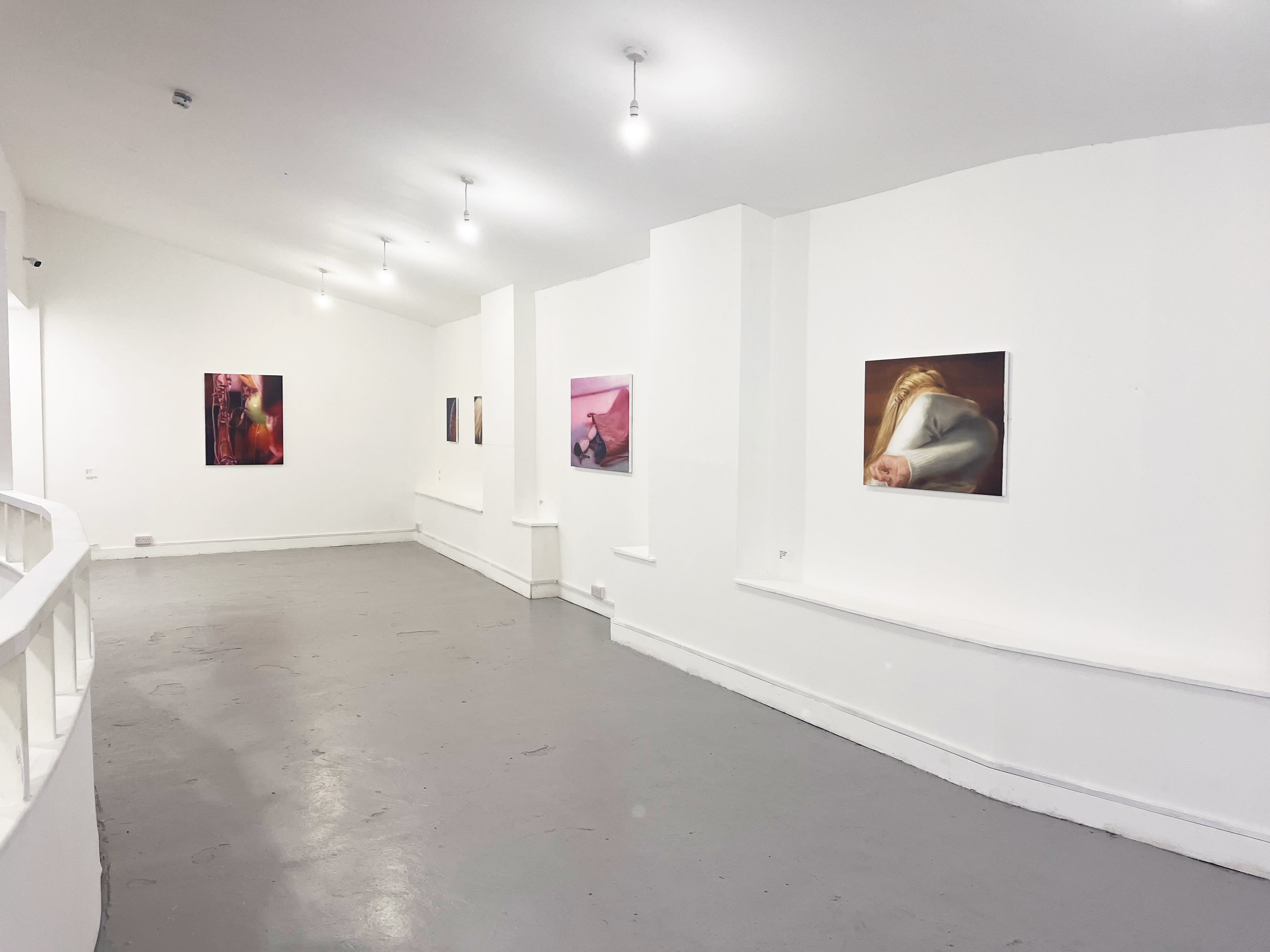 Installation images of Rachel Lancaster's exhibition at Elysium Gallery, Swansea