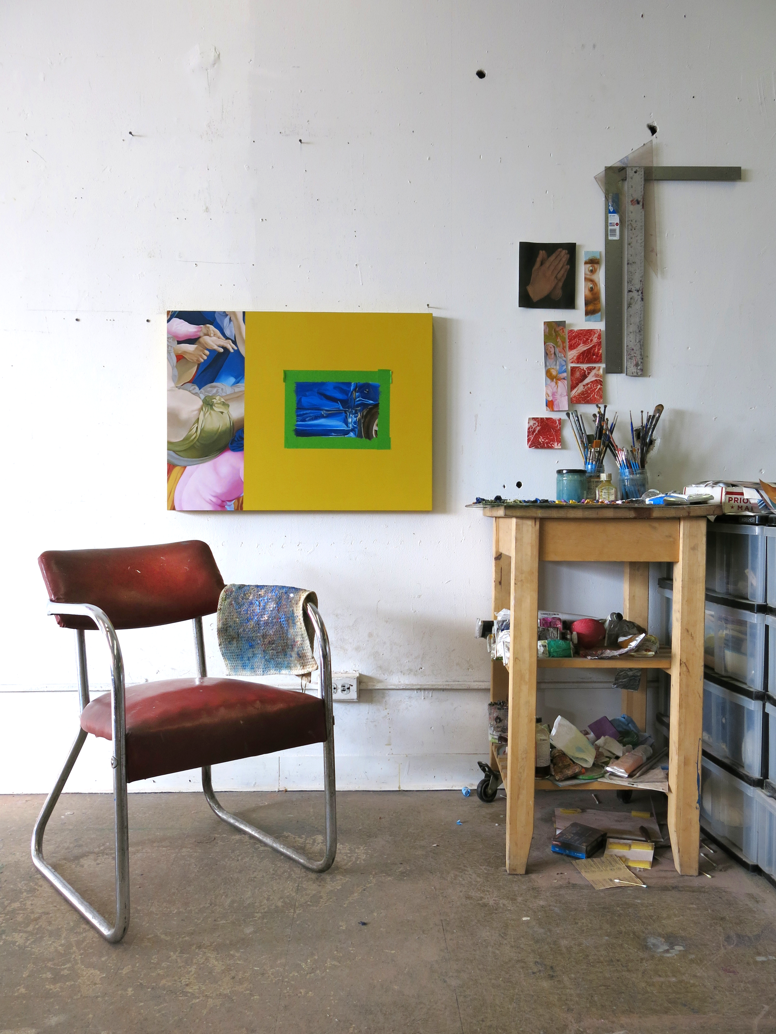 Images from Meredith Sellers' studio in Philadelphia, December 2025