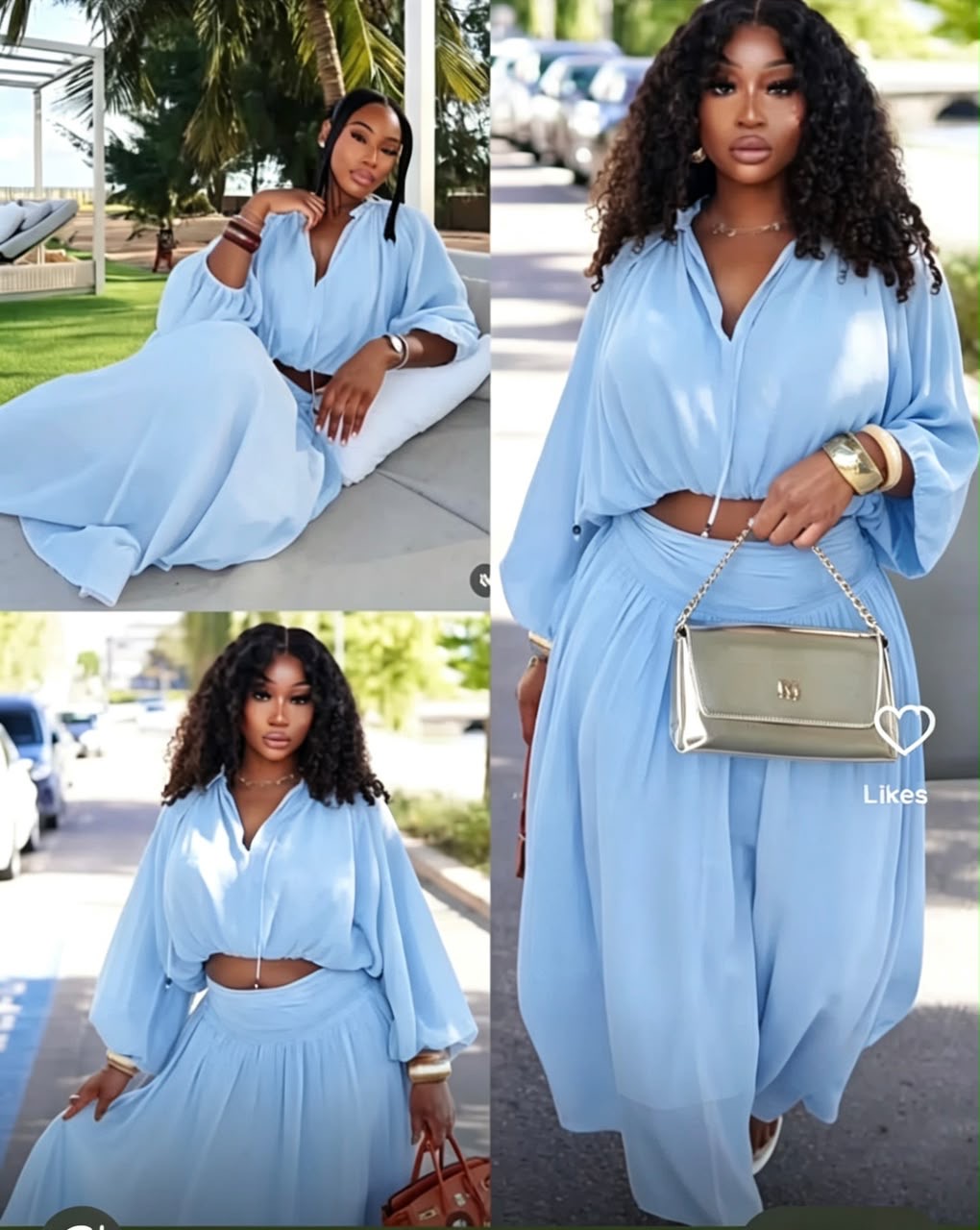 Luxury Style Skirt Set