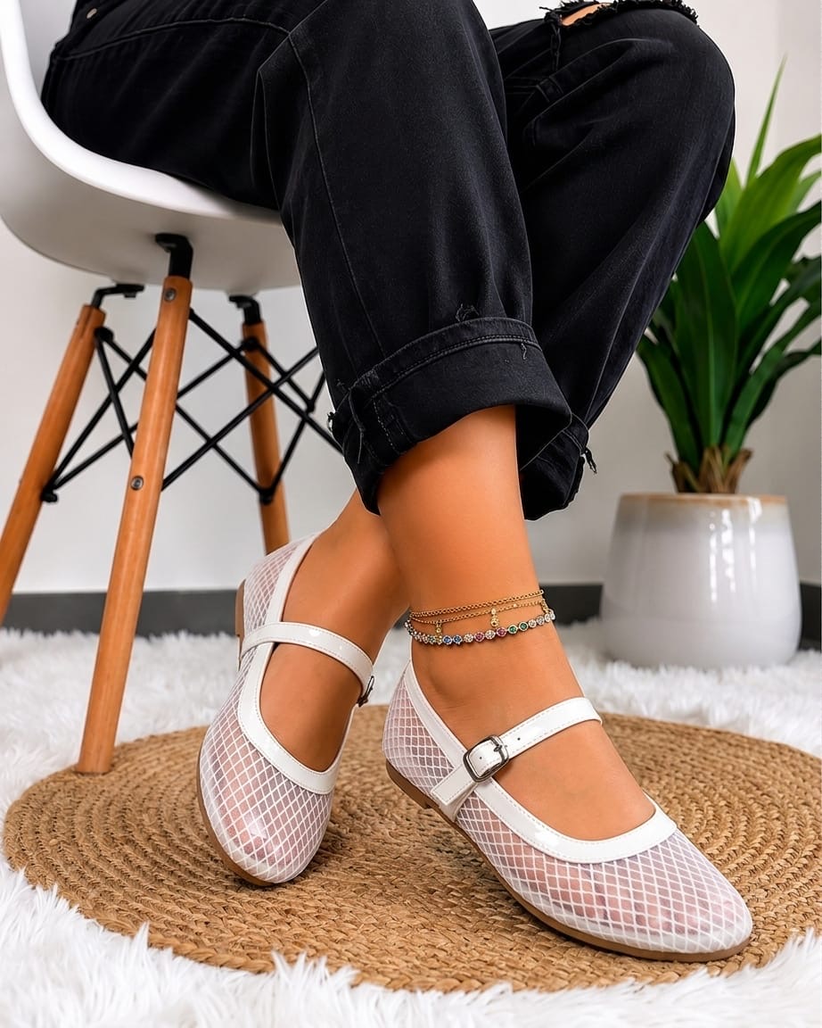 Mesh Ballet Flats