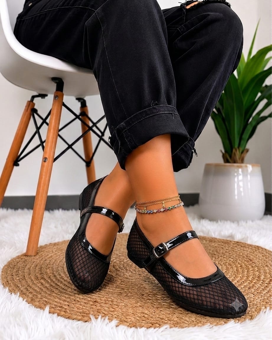 Mesh Ballet Flats