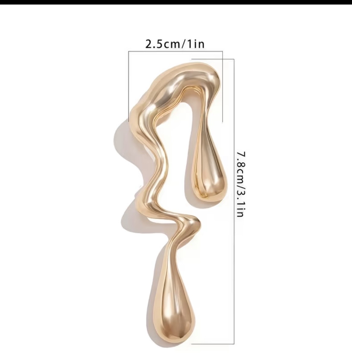Liquid Drop Brooch