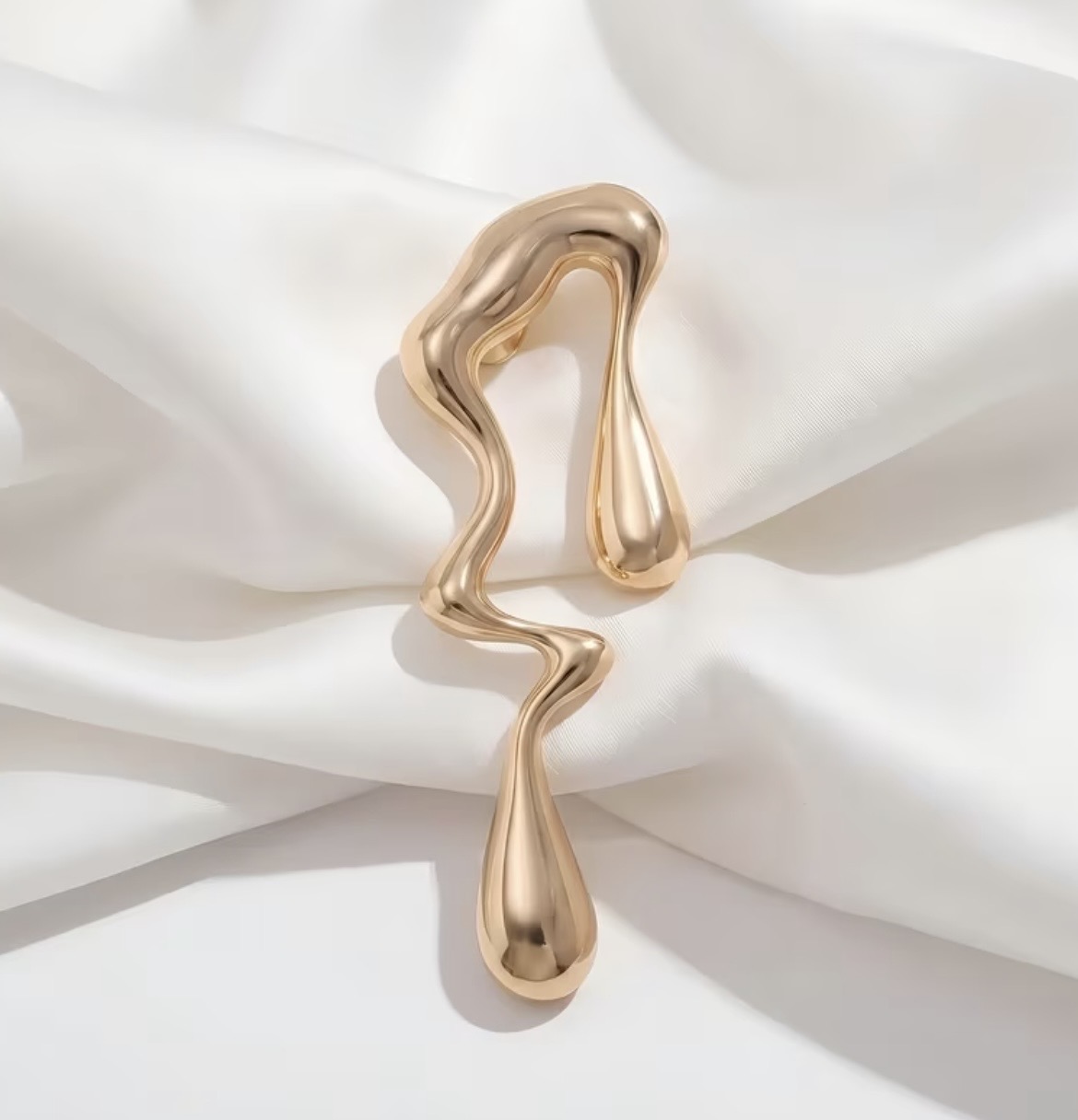Liquid Drop Brooch