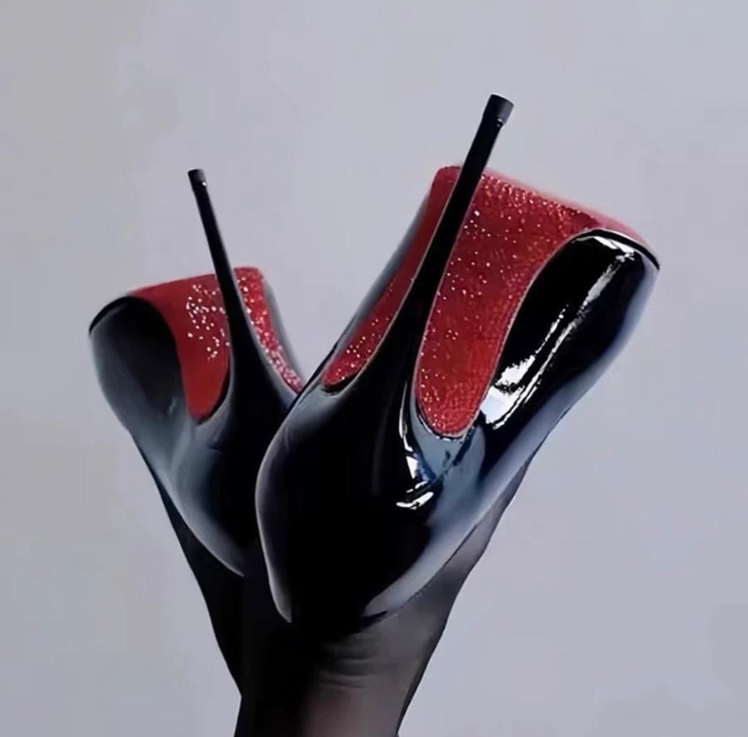 Stoned Red-Bottoms Stiletto