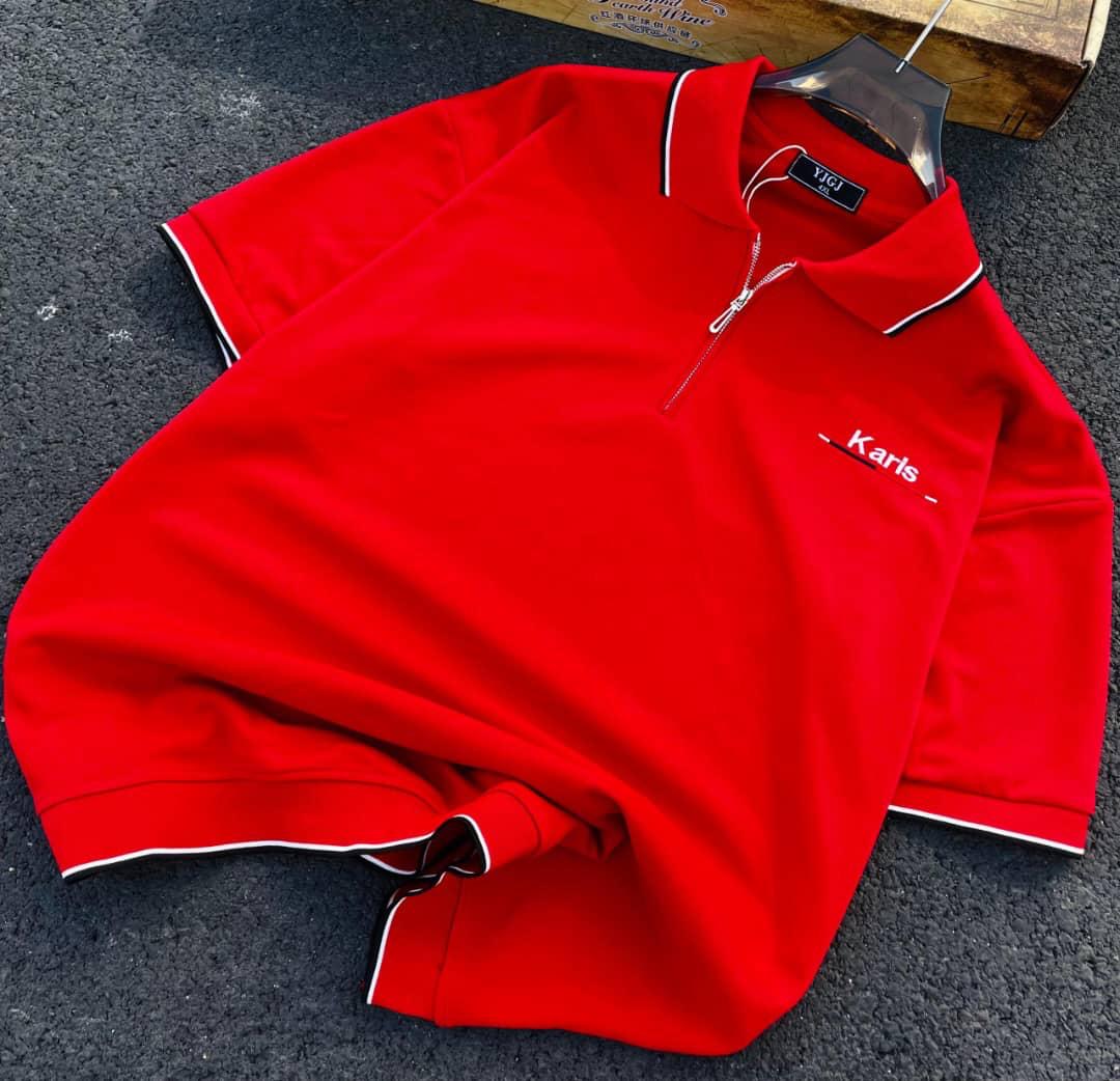 Stock Collar Neck Polo
