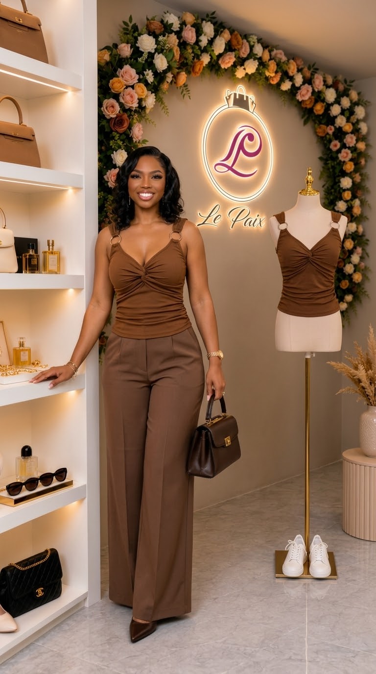 Double ring Strap Top