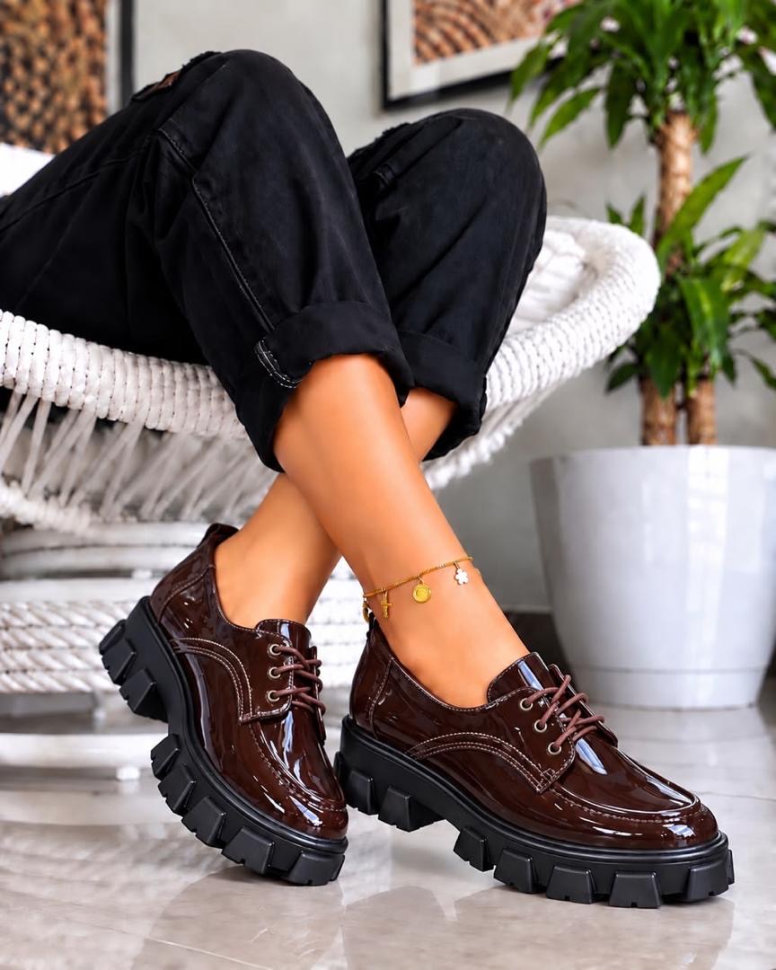 Laced Up Brooks Style Chunky Shoe