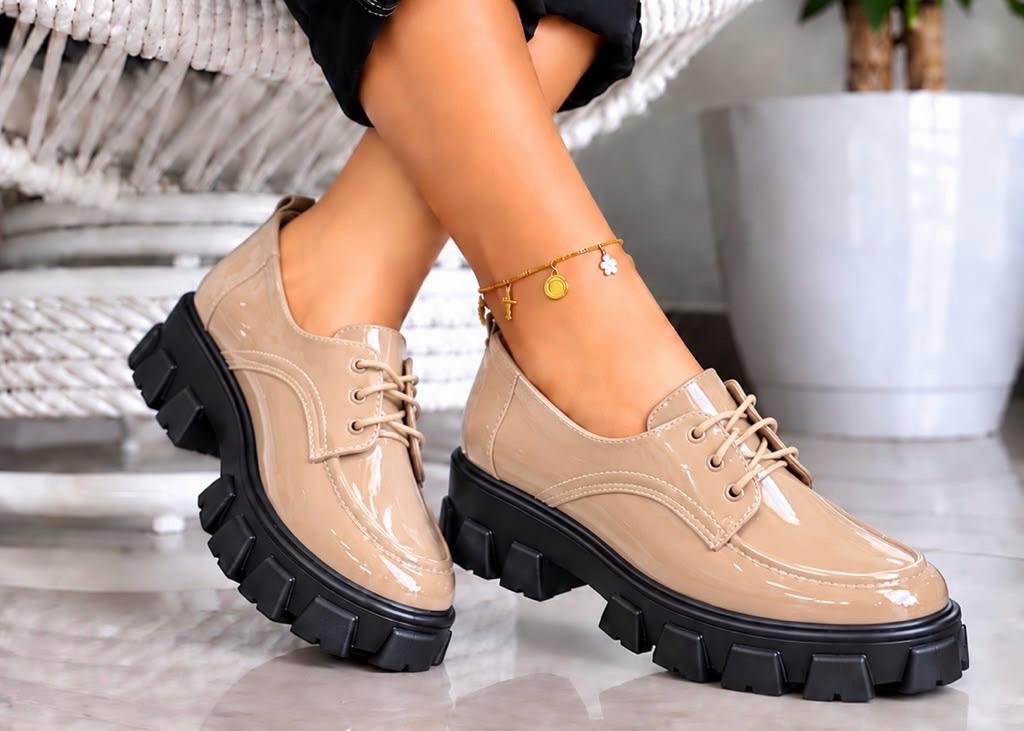 Laced Up Brooks Style Chunky Shoe