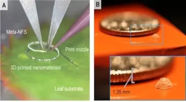 Researchers find a way to heat 3D printer filament using microwaves, enabling fusing circuits inside printed objects — tech supports precise heating down to the width of a human hair