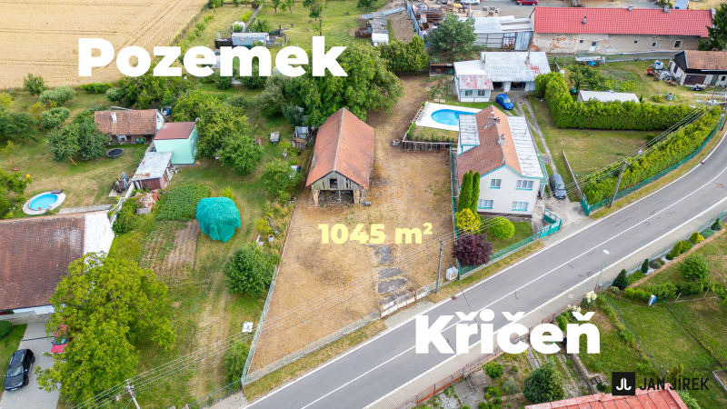 Prodej stavebního pozemku – Křičeň