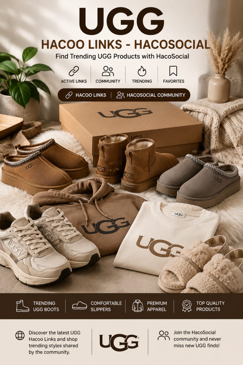 UGG Hacoo Links - HacoSocial | Find Trending UGG Boots, Slippers & Active Links