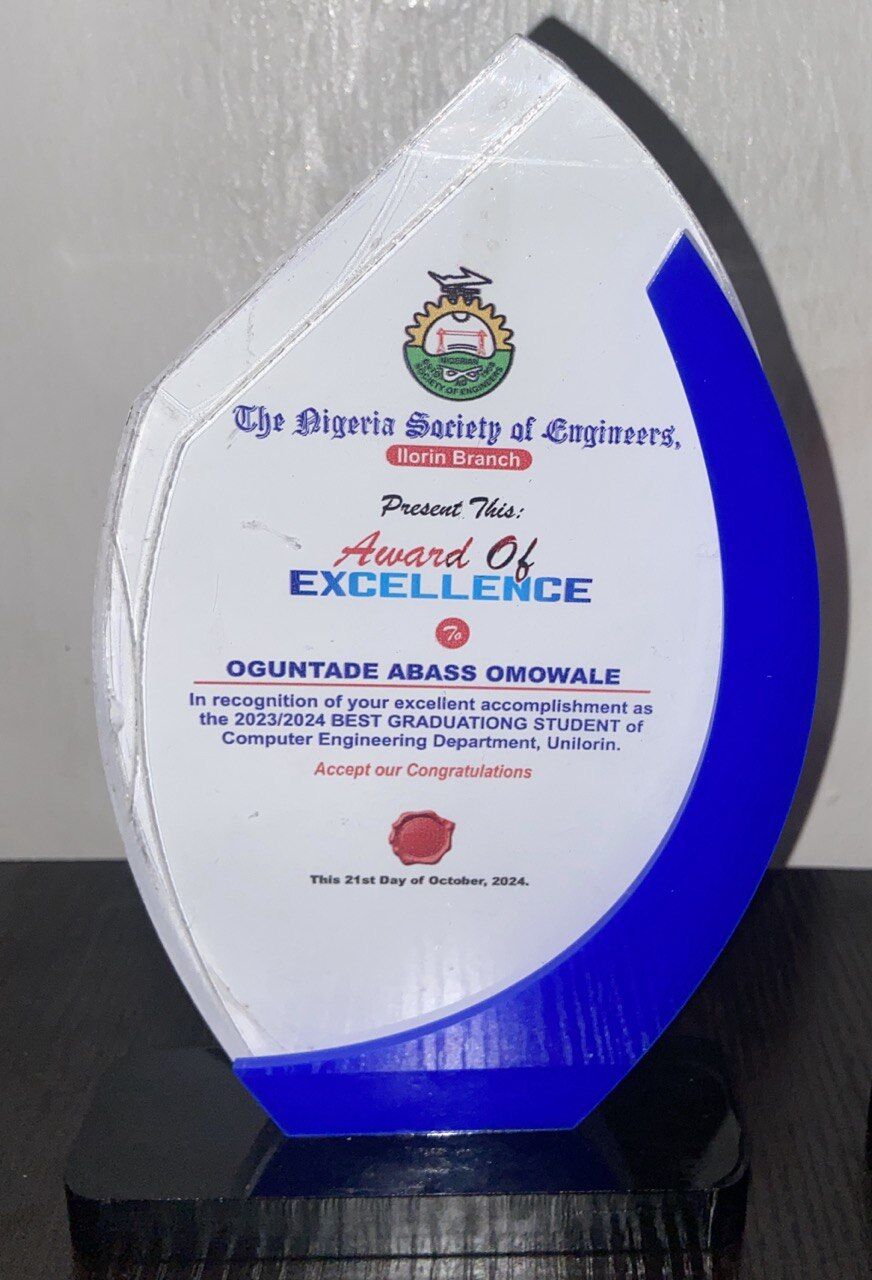 Award Of Excellence