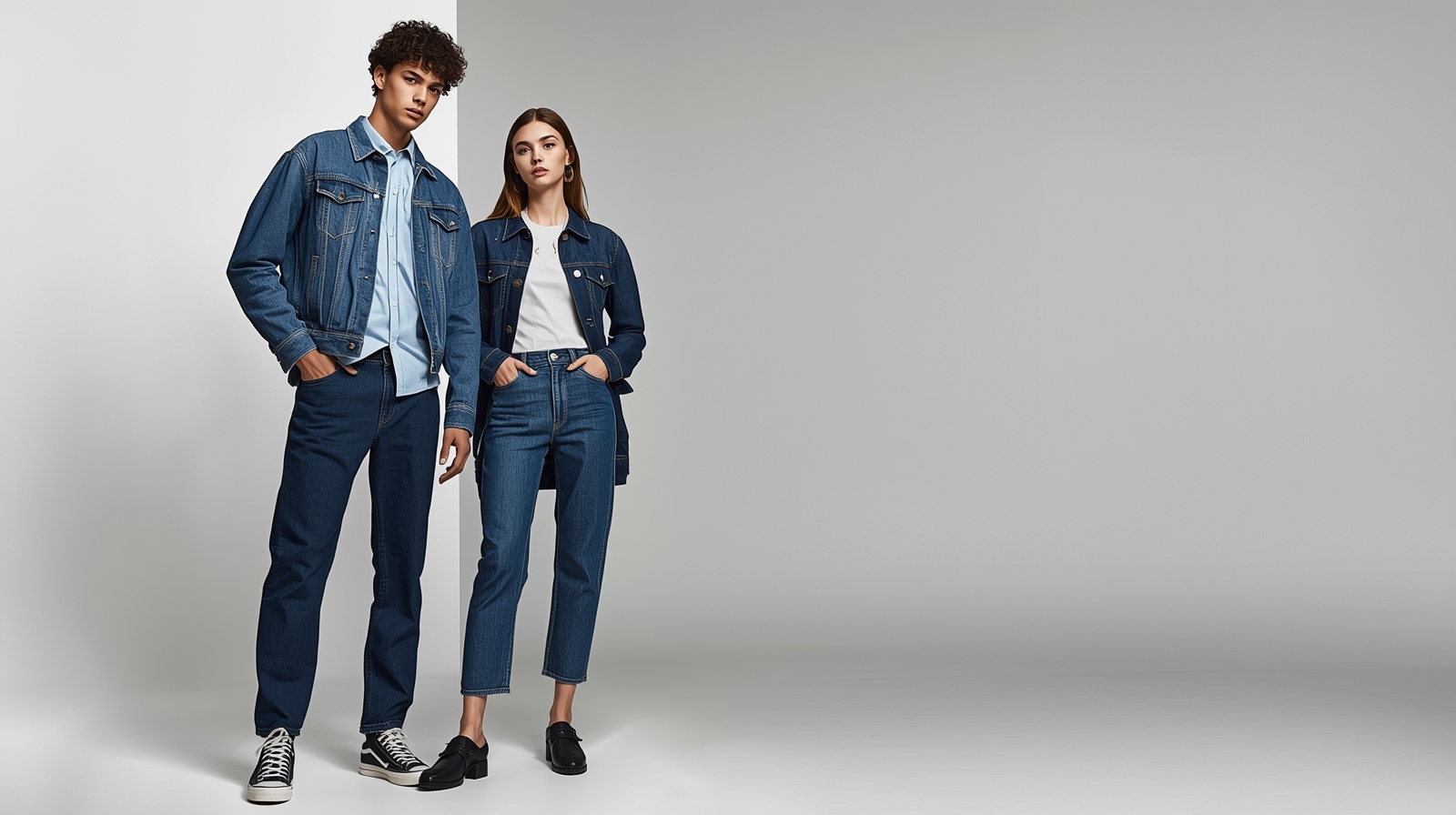 Classic 5-Pocket Indigo Denim Jeans