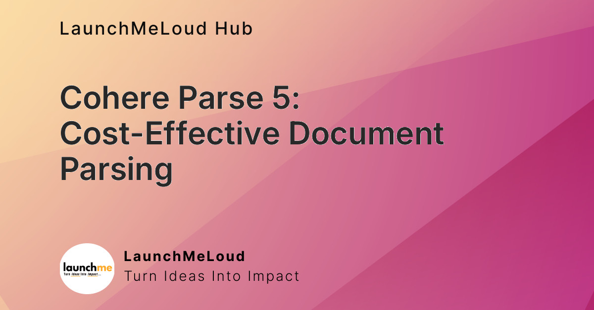 Cohere Parse 5 loses the benchmark on points. It wins on cost per page.