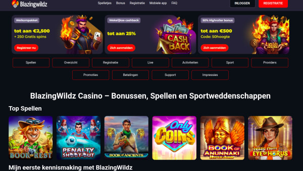 BlazingWildz met live chat 24/7 en transparante voorwaarden