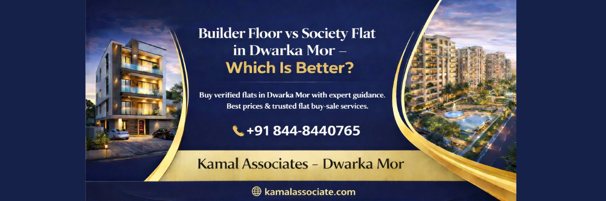 Builder Floor vs Society Flat in Dwarka Mor – Which Is Better