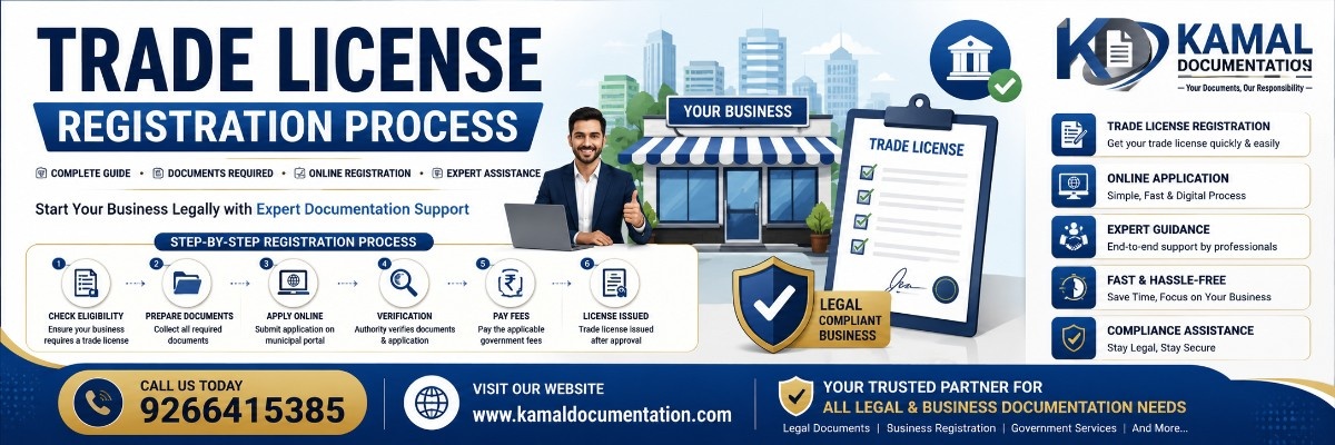 Trade License Registration Process in India (2026): Complete Step-by-Step Guide