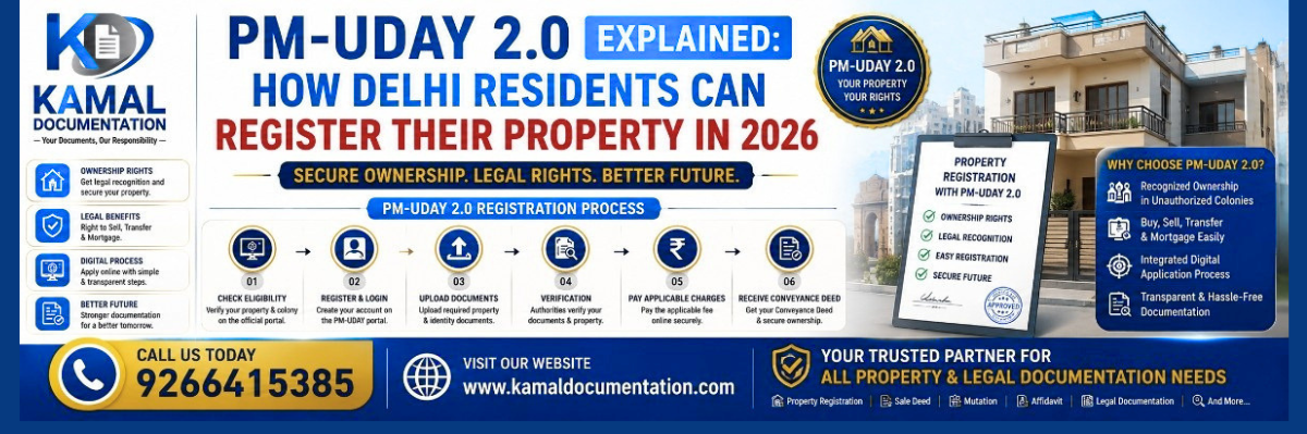 PM-UDAY 2.0 Explained: How Delhi Residents Can Register Their Property in 2026