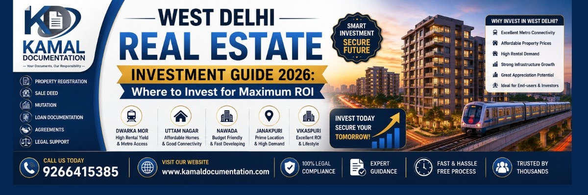 West Delhi Real Estate Investment Guide 2026: Where to Invest for Maximum ROI