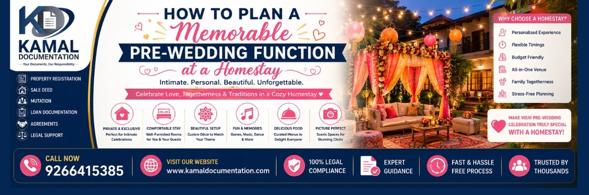 How to Plan a Memorable Pre-Wedding Function at a Homestay (2026 Guide)