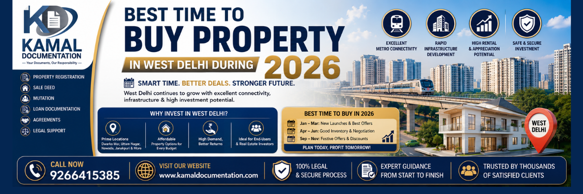 Best Time to Buy Property in West Delhi During 2026: A Complete Investment Guide
