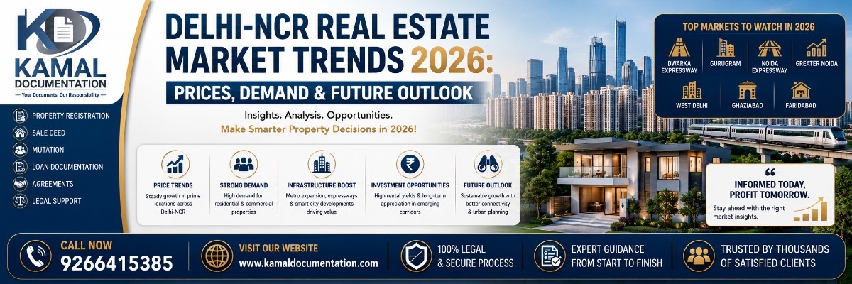 Delhi-NCR Real Estate Market Trends 2026: Prices, Demand & Future Outlook