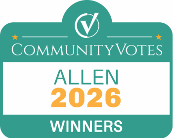 Community Votes Allen 2026 Tree Service Winner badge