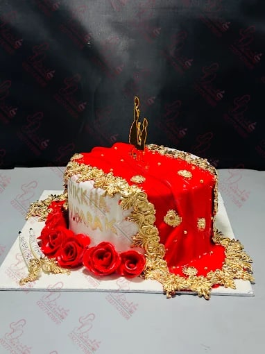 Nikkah Mubarak Custom Cake Faisalabad
