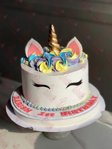 Custom Unicorn Birthday Cake Faisalabad