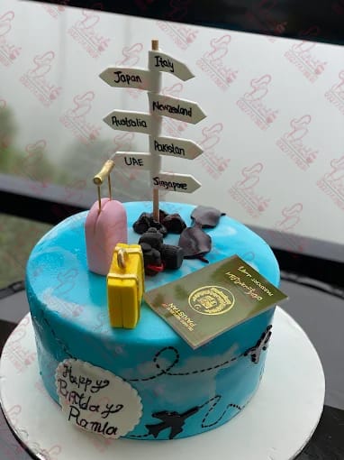Travel Theme Birthday Cake Rawalpindi