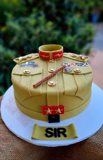 Pakistan Army Uniform Cake Rawalpindi