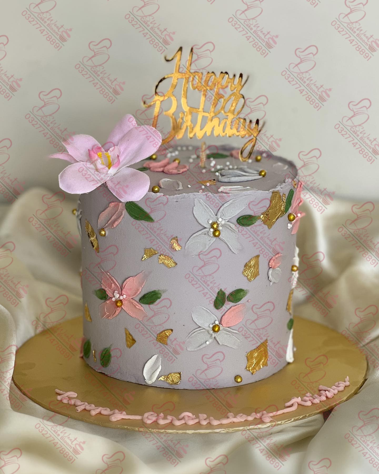 Floral Pastel Walima Cake Rawalpindi