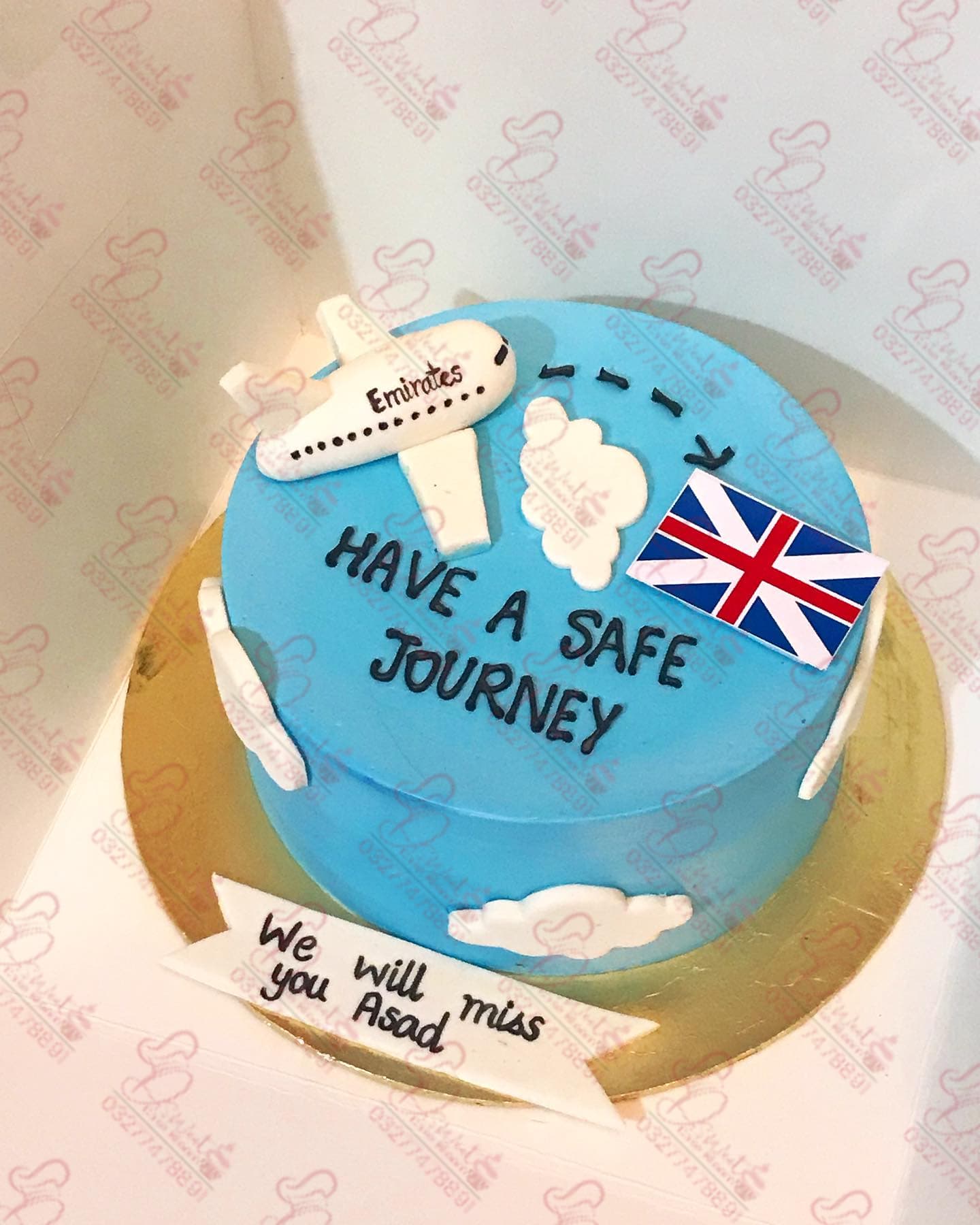 Safe Journey Travel Themed Cake Rawalpindi