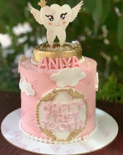 First Tooth Theme Cake Rawalpindi