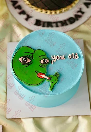 Red Frog Minimal Birthday Cake Rawalpindi