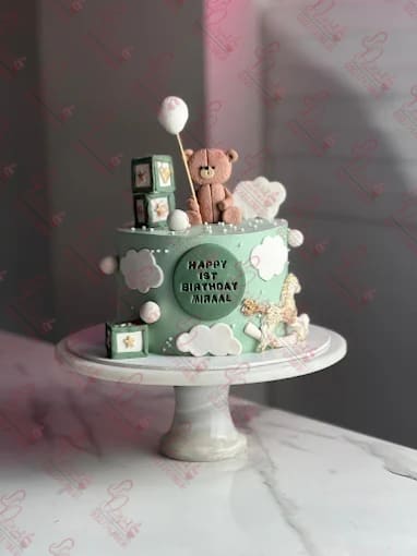 Teddy Bear Themed Birthday Cake Islamabad
