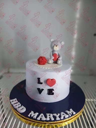 Custom Teddy Bear Birthday Cake Islamabad