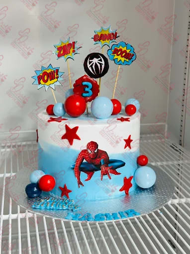 Spiderman Themed Birthday Cake Rawalpindi