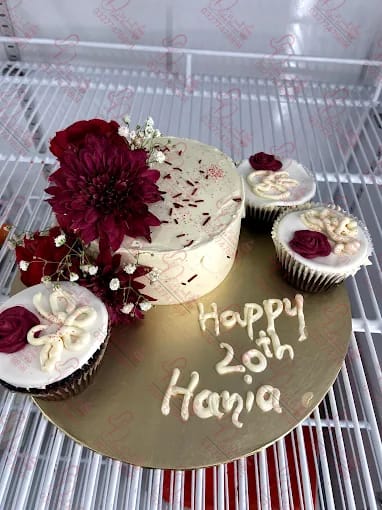 Two Tier Gold Cake Rawalpindi