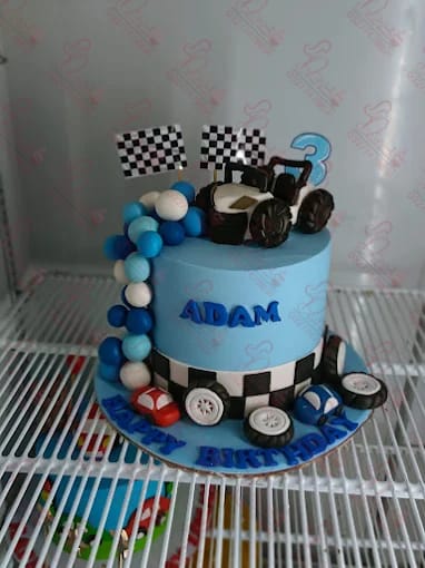 Racing Car Kids Birthday Cake Rawalpindi