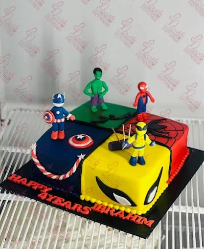 Avengers Birthday Superhero Cake Islamabad