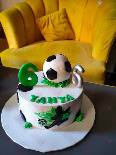 Soccer Theme Kids Birthday Cake Rawalpindi