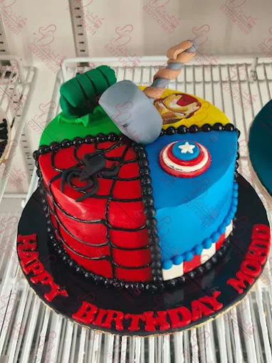 Four Part Marvel Avengers Cake Rawalpindi