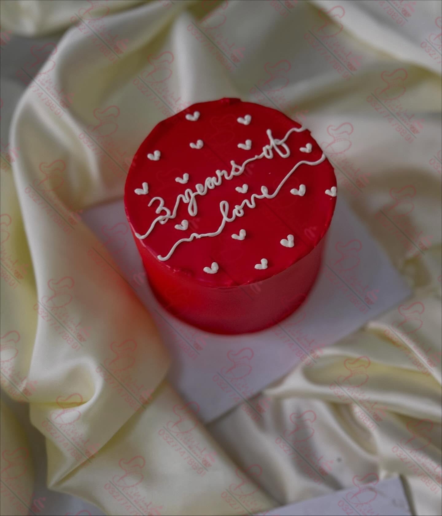 Red Love Mini Cake Faisalabad
