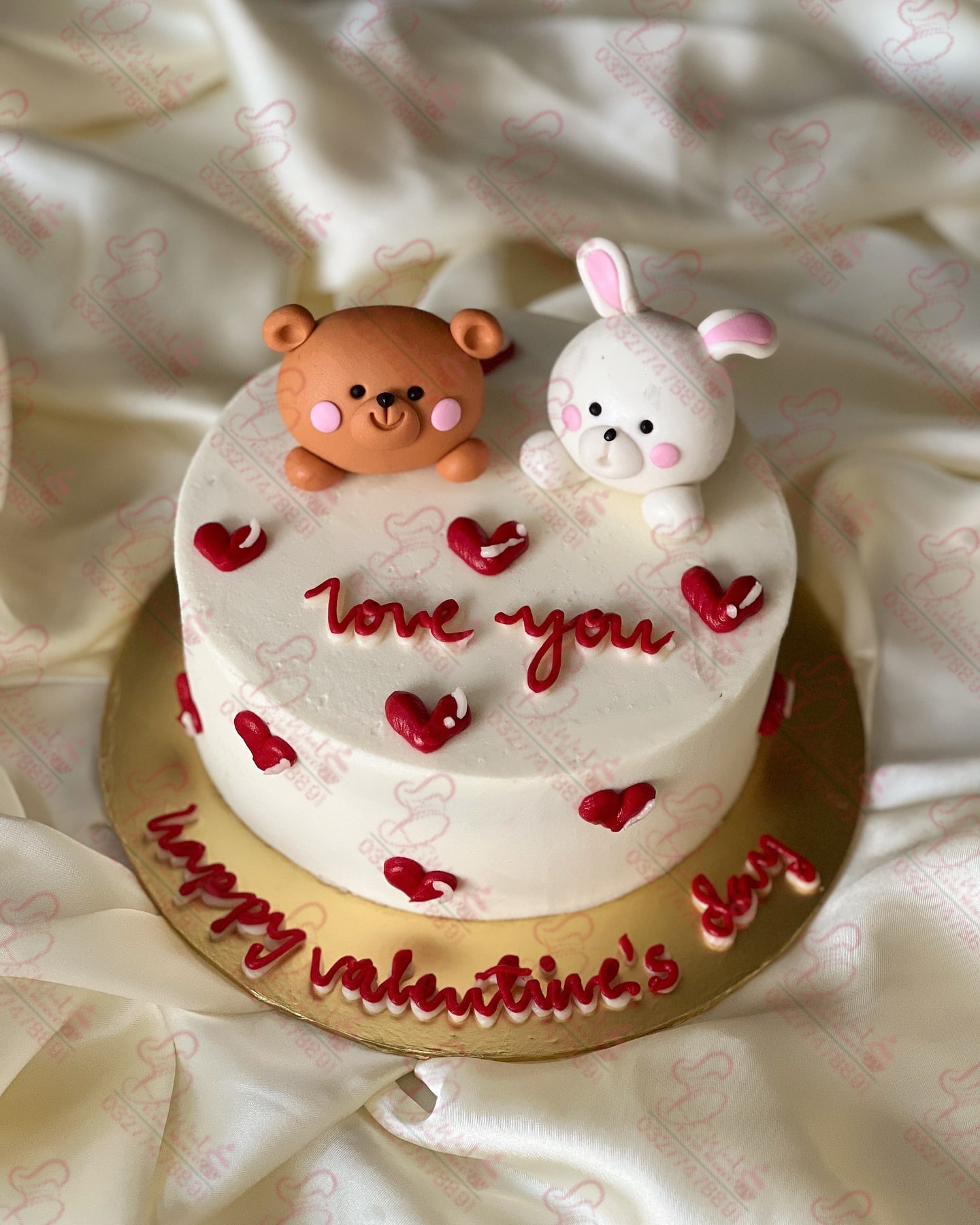 Simple Valentines Day Cake Rawalpindi