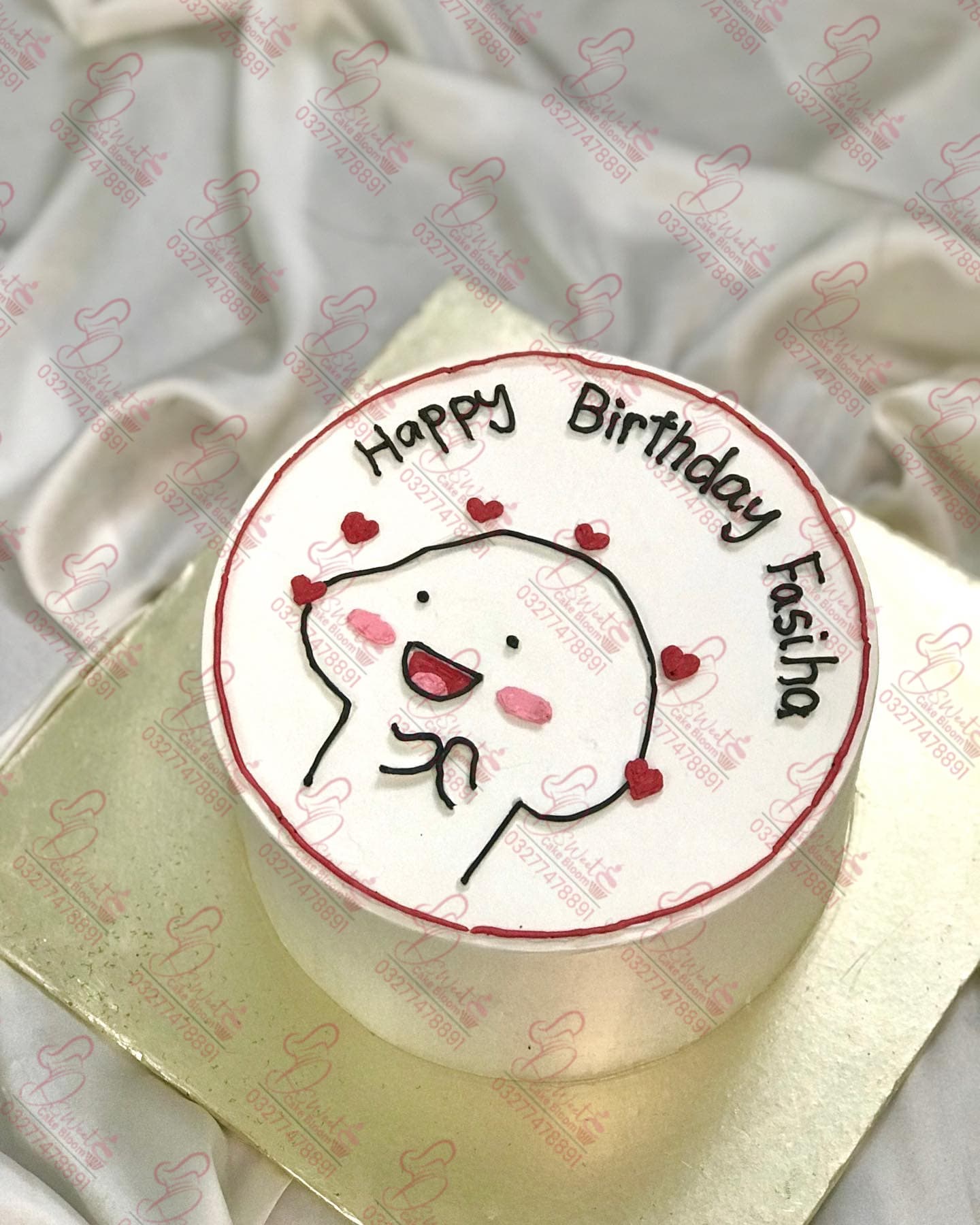 Funny Face Character One Pound Cake Rawalpindi