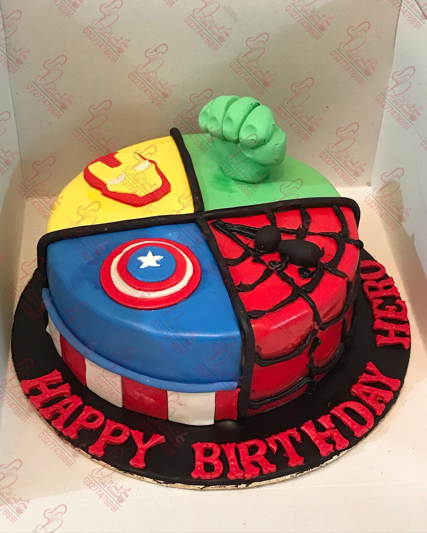 Avengers Superhero Cake Islamabad